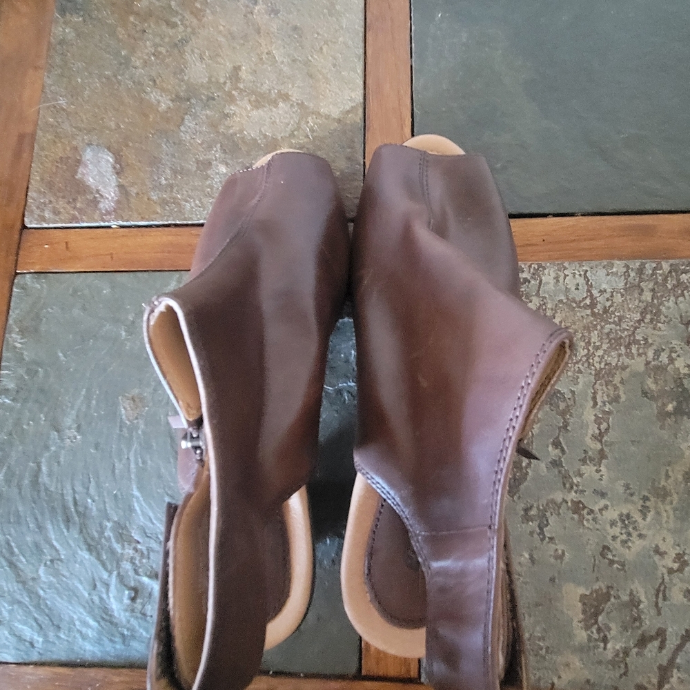 NEW EARTH Kristy ankle boot boot peep toe sandals - Picture 7 of 9